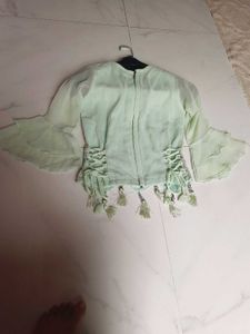 Designer Embellished Tassel Blouse