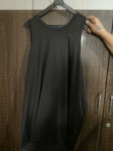 Puma Black Sleeveless Athletic Top