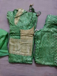 Selling Silk Salwar Kameez Chunni Set 9 In ₹1000