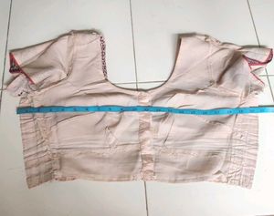 Elegant Light beige Embroidered Blouse