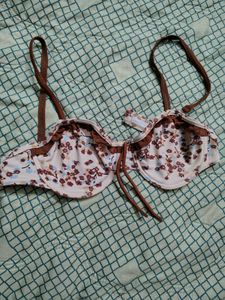 Floral Print Bikini Top Bra Cute femme