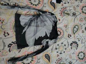 Sheer Floral Print Long Sleeve Top