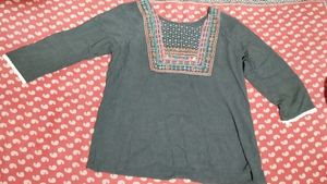 Short Kurta Type Top