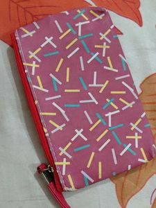 Cute Pink Sprinkle Wristlet Wallet
