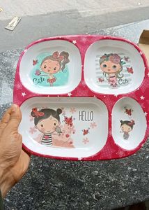 Cute Divided Toddler Plate