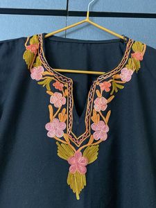 Authentic Kashmiri floral Embroidery kurta