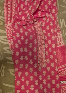 Combo kurta set with dupatta chanderi cotton