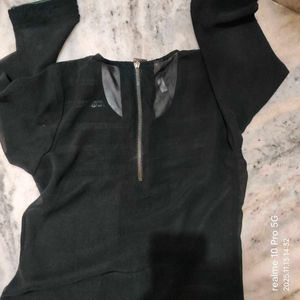 Chic Black Tunic Top