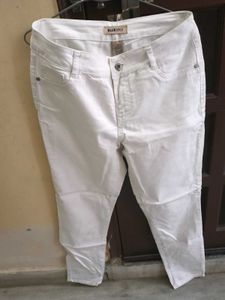 Classic White Denim Jeans