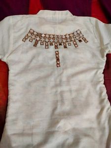 Elegant White Kurta