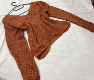 🎉Buy1 Get1 Free🎉Twist Front Knit Sweater I