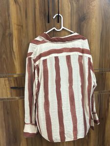 Striped Button-Up Shirt