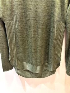 Olive Green Long Sleeve Top