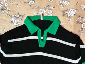 Striped Polo T-Shirt