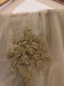 Embroidered Net Dupatta with Pearls