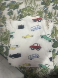 Cute Car Print T-Shirt