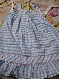 beautiful cotton girl kids frock