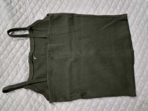 olive green tight fit top for my girly pops
