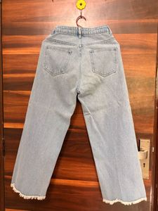 Light Wash Wide Leg Jeans