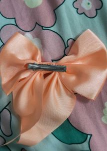 Satin Bow Hair Clips - Set of 2