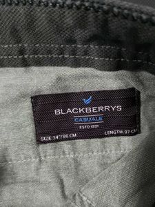 Blackberrys Men's Stylish Dark Green Pant