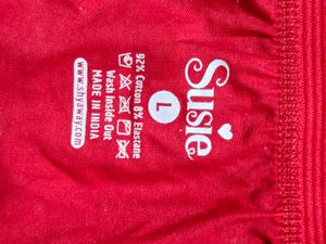 NEW ~ Red Breifs for Women