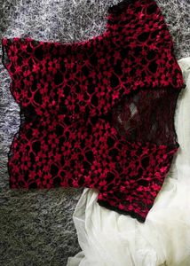 Red Lace Shrug