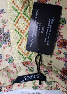 Floral Print Kurta Set with Pants &amp; Dupatta 3XL