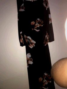 Flowy Floral Print Maxi Dress