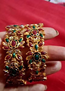 🎀🎀Gold Plated Kundan Patla set with pench