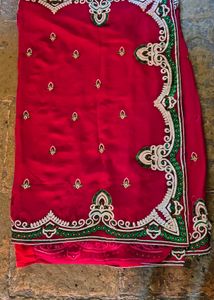 Heavy Embroidered Saree