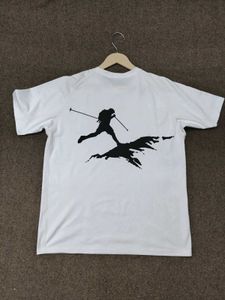 White Graphic Print T-shirt