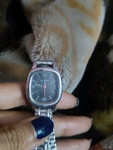Sonata Silver Watch