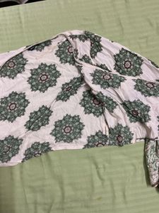 Bohemian Print Wrap Top