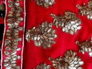 Diwali Offer  🪔 Elegant Peach Saree