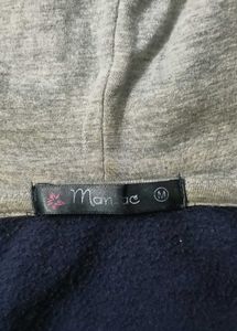 Men's Navy Blue Zip-Up Hoodie