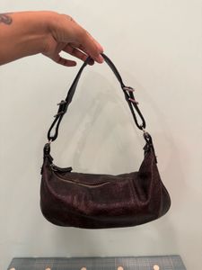 Chic Brown Leather Shoulder Bag