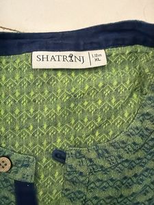 Green Casual Half Style Kurta