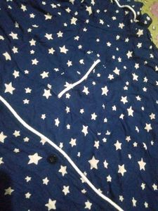 Cozy Star Print Top