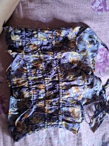 Floral Print Crop Top