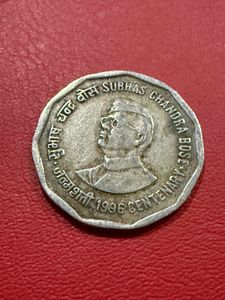 2 rs cu- nikel 1996 netaji coin extremely rare