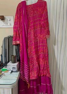 Nita Bora's Pink Kurta Set with Dupatta