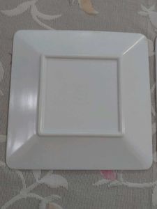 Cute Cherry Print Melmaware Square Plates