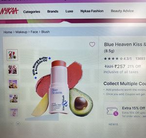 🍑Blue Heaven Lip &amp; Cheek Tint