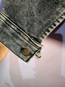Rusty Black &amp; Grey Denim Jacket
