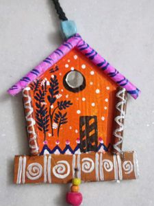 Hand-painted Decorative Birdhouse