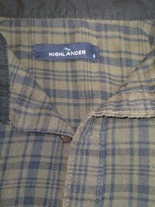 Men's Plaid Button-Down Shirt new hai