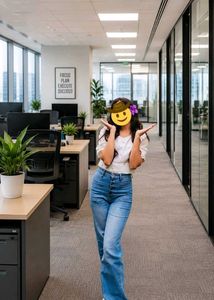 High-Waisted Flare Jeans
