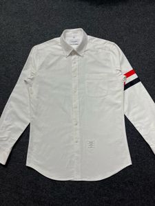 THOM BROWNE White Button Down Shirt