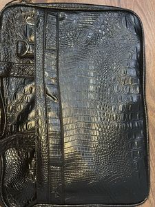 Stylish Faux Croc Laptop bag